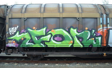 Graffiti Train - Photo by Hall3rOT - FOR, HFU