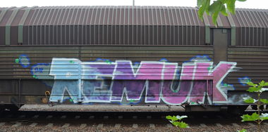 Graffiti Train - Photo by Hall3rOT - REMUK