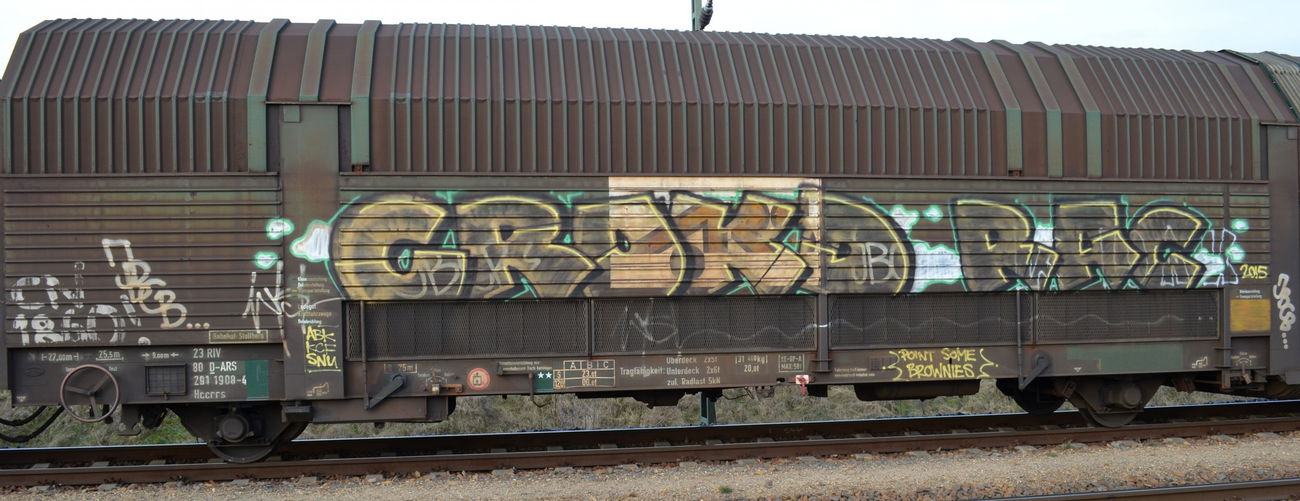 Graffiti Train - Photo by Hall3rOT - CROK, D, RAC (2015)