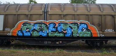 Graffiti Train - Photo by Hall3rOT - OGTOK (2015)