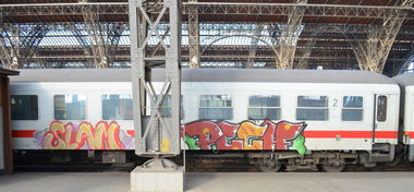 Graffiti Train - Photo by Hall3rOT - SLAM, PECH