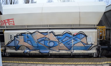 Graffiti Train - Photo by Hall3rOT - FR8