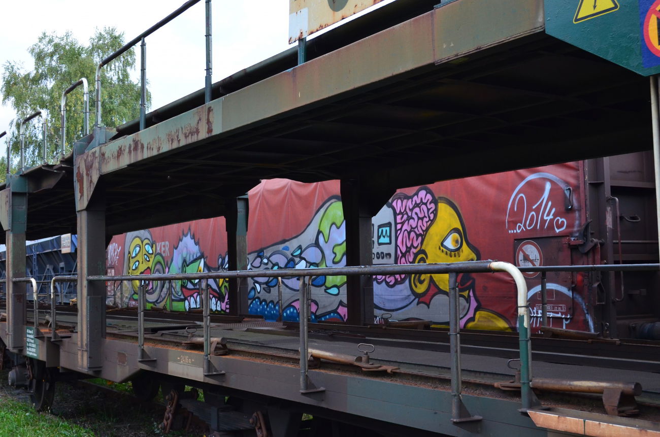Graffiti Train - Photo by Hall3rOT - FREIGHT, GÜTER