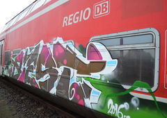 Graffiti Train - Photo by Hall3rOT - BIEST