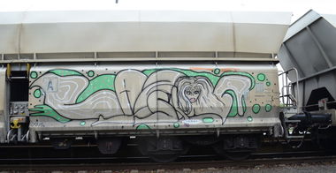 Graffiti Train - Photo by Hall3rOT - FR8