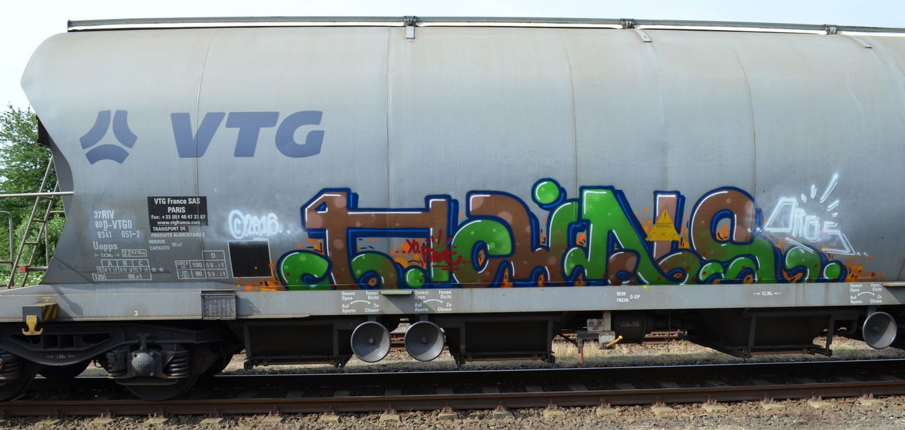 Graffiti Train - Photo by Hall3rOT - HAINS (2016)