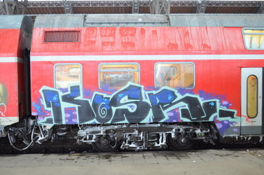 Graffiti Train - Photo by Hall3rOT - KOSR, FMR