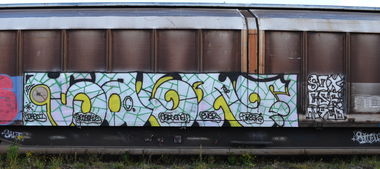 Graffiti Train - Photo by Hall3rOT - SALT, SOX, CSF