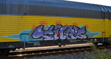 Graffiti Train - Photo by Hall3rOT (2016)