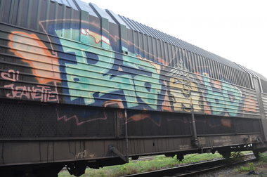 Graffiti Train - Photo by Hall3rOT - RAMBO