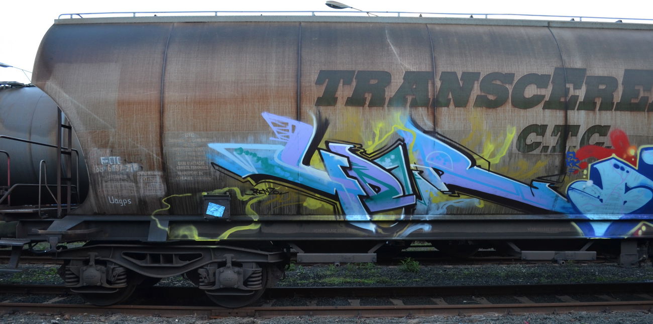 Graffiti Train - Photo by Hall3rOT - YOUR