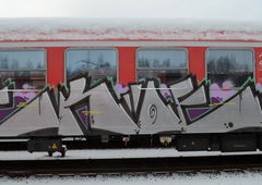 Graffiti Train - Photo by Hall3rOT - EKOE