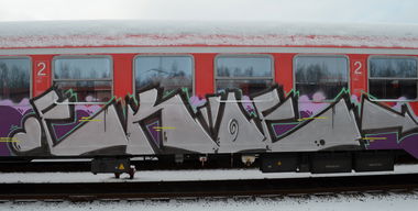 Graffiti Train - Photo by Hall3rOT - EKOE