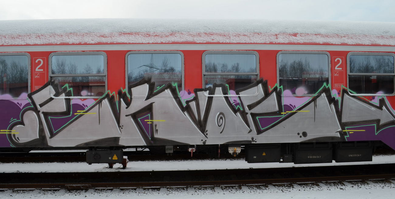 Graffiti Train - Photo by Hall3rOT - EKOE