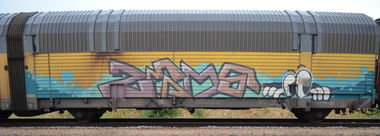 Graffiti Train - Photo by Hall3rOT