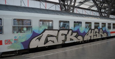 Graffiti Train - Photo by Hall3rOT - GFK, HSR