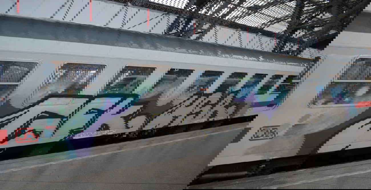 Graffiti Train - Photo by Hall3rOT - GFK, HSR