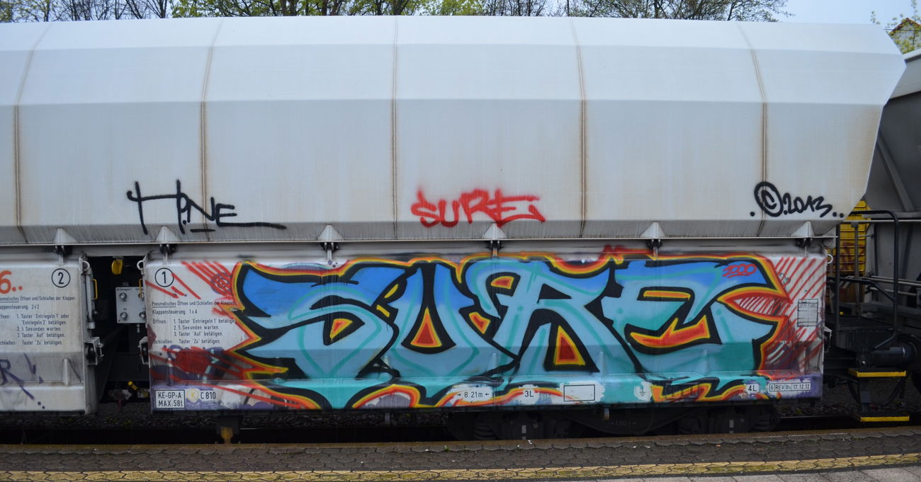 Graffiti Train - Photo by Hall3rOT - SURE