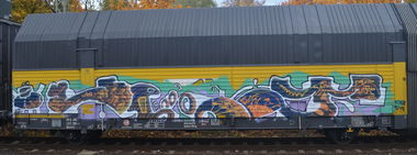 Graffiti Train - Photo by Hall3rOT (2015)