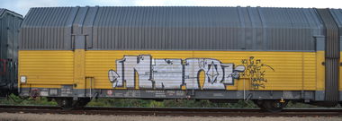 Graffiti Train - Photo by Hall3rOT - KNR
