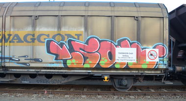 Graffiti Train - Photo by Hall3rOT - SOW (2014)