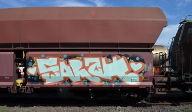 Graffiti Train - Photo by Hall3rOT - SARAH