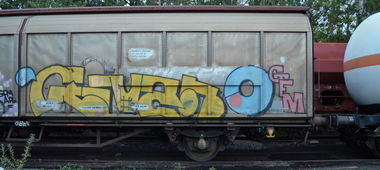 Graffiti Train - Photo by Hall3rOT - FR8