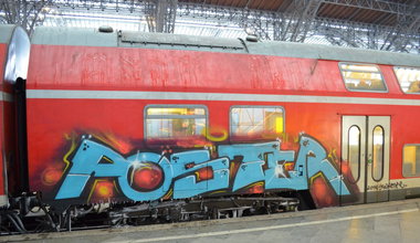 Graffiti Train - Photo by Hall3rOT - POSTER