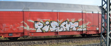 Graffiti Train - Photo by Hall3rOT - PIRAT.INUI