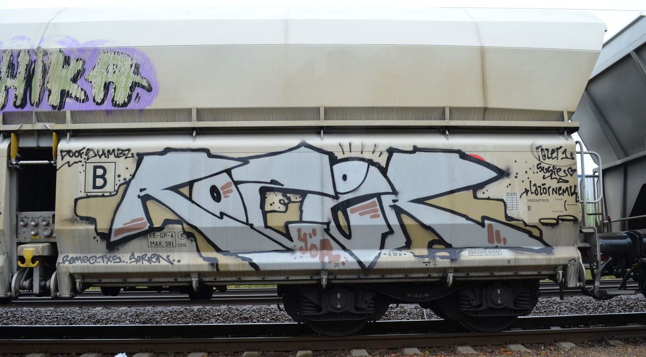 Graffiti Train - Photo by Hall3rOT - ROZER