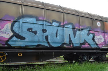 Graffiti Train - Photo by Hall3rOT - SPUNK