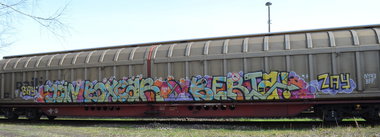 Graffiti Train - Photo by Hall3rOT - JBCB