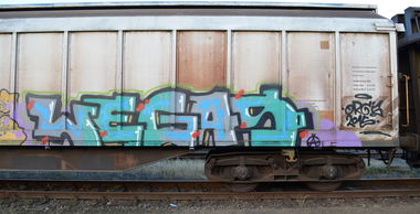 Graffiti Train - Photo by Hall3rOT - WEGAS