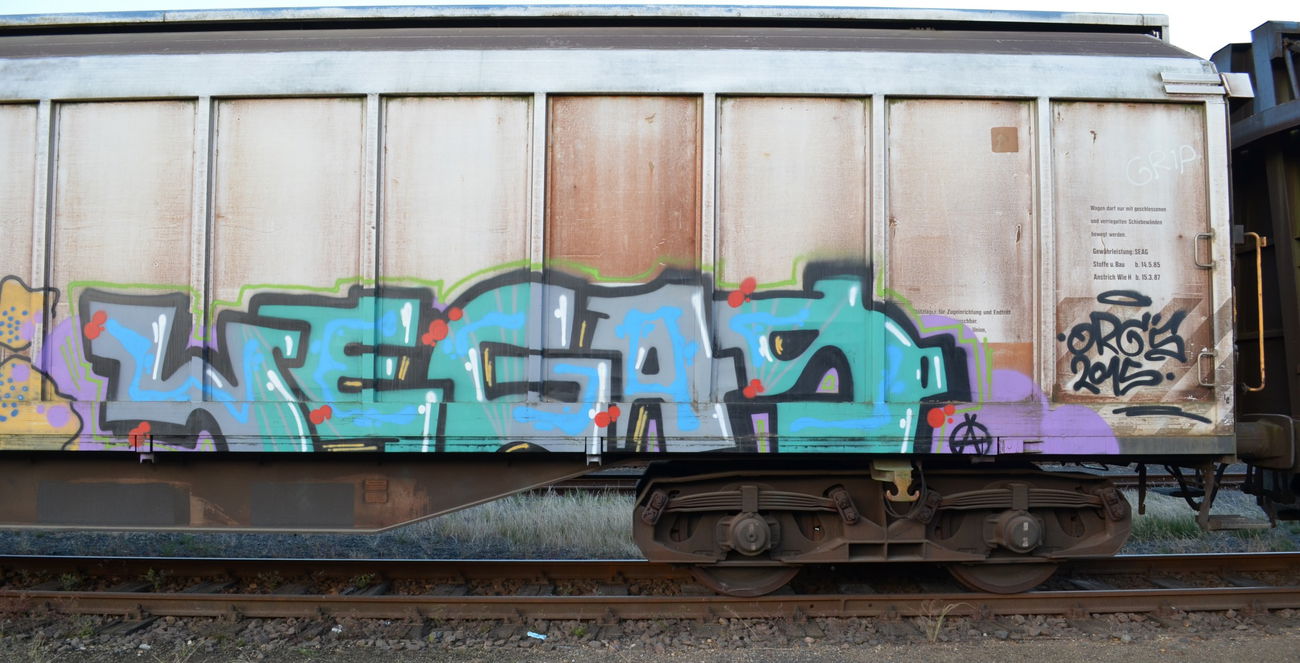 Graffiti Train - Photo by Hall3rOT - WEGAS