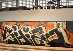 Graffiti Train - Photo by Hall3rOT - SHIZO