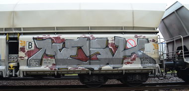 Graffiti Train - Photo by Hall3rOT - MESK