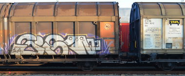 Graffiti Train - Photo by Hall3rOT - SIST, 059 (2014)