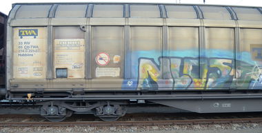 Graffiti Train - Photo by Hall3rOT - NLOST