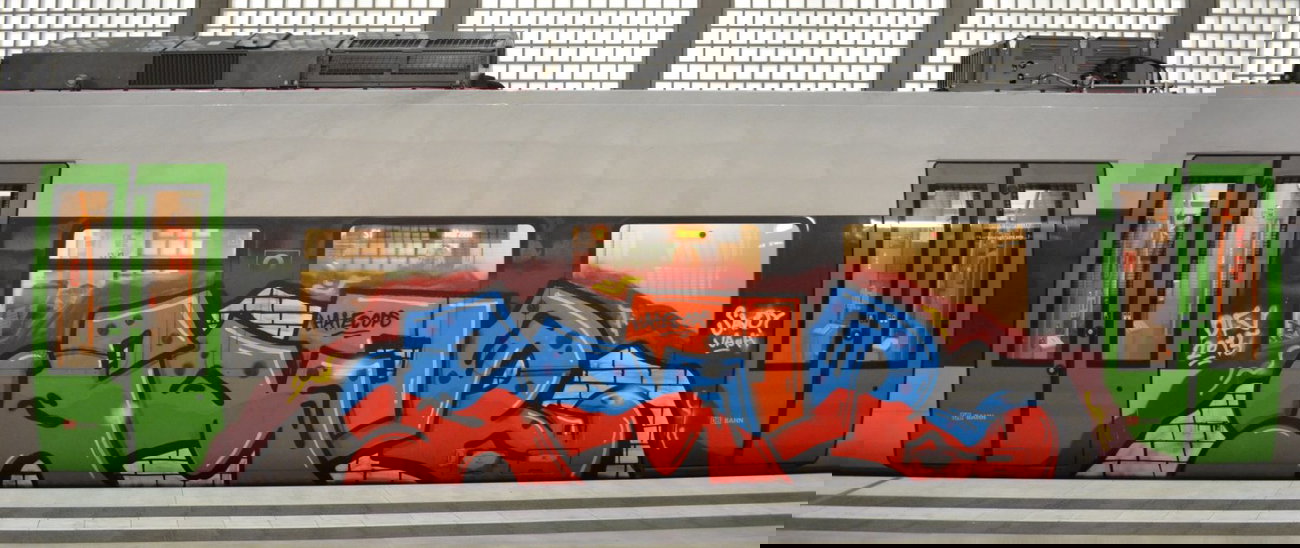 Graffiti Train - Photo by Hall3rOT - AMOR