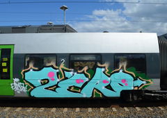 Graffiti Train - Photo by Hall3rOT - ZERO (2015)