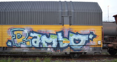 Graffiti Train - Photo by Hall3rOT - RAMBO