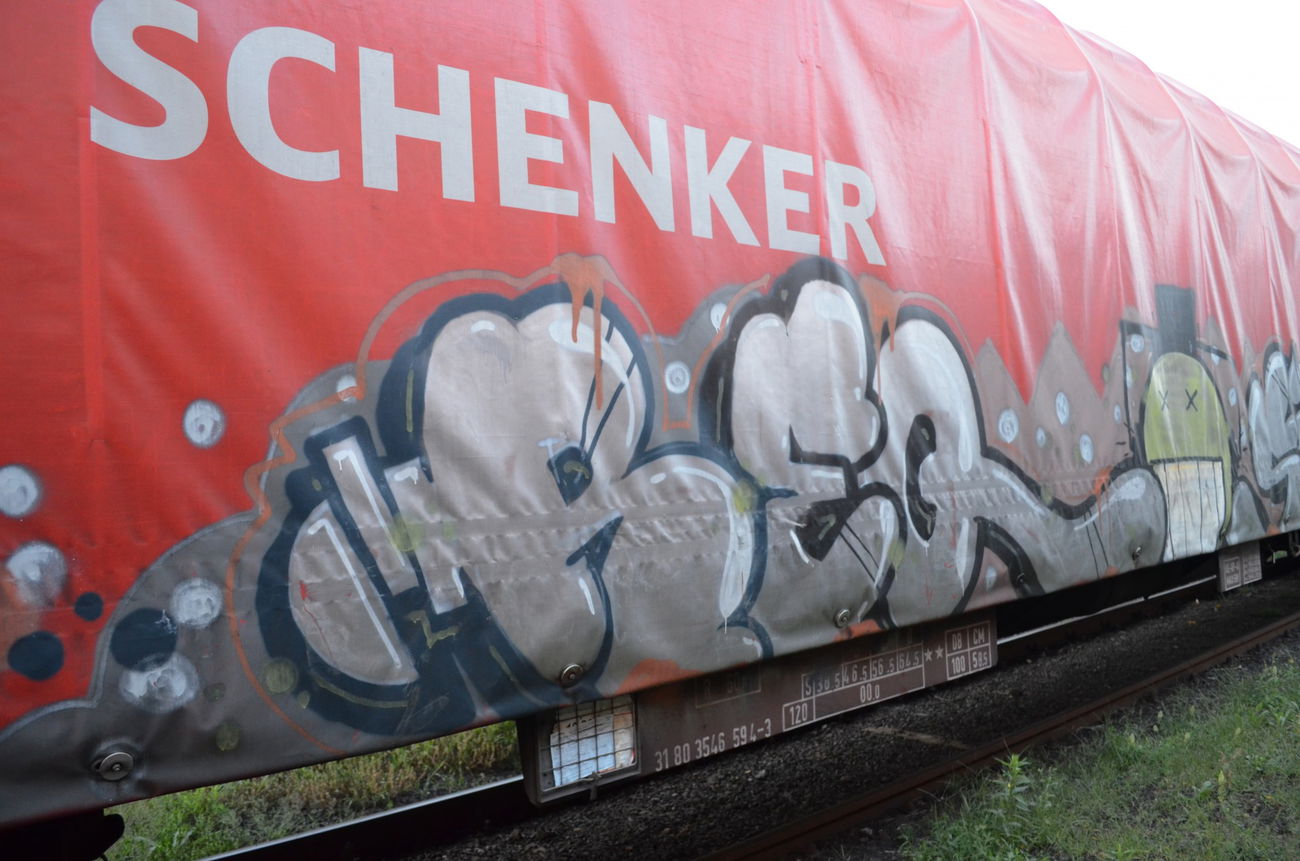 Graffiti Train - Photo by Hall3rOT - REQ