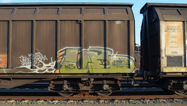 Graffiti Train - Photo by Hall3rOT - UB (2013)