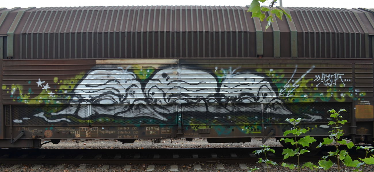 Graffiti Train - Photo by Hall3rOT - FREIGHT