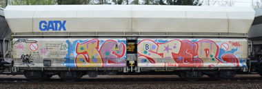Graffiti Train - Photo by Hall3rOT - JESTER