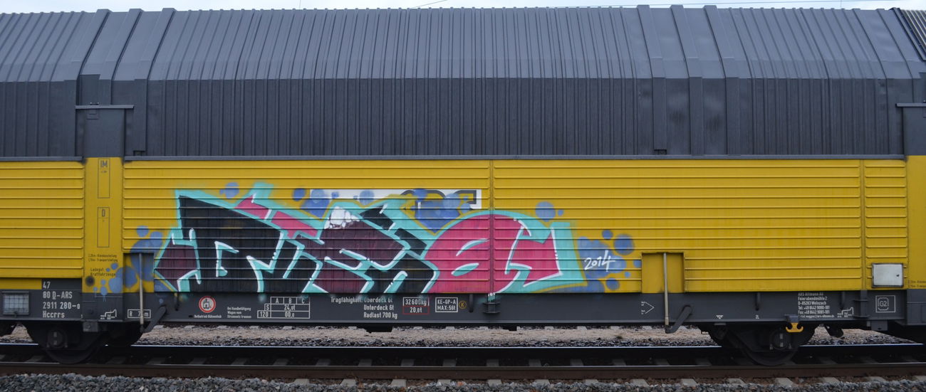 Graffiti Train - Photo by Hall3rOT - BUENO (2014)