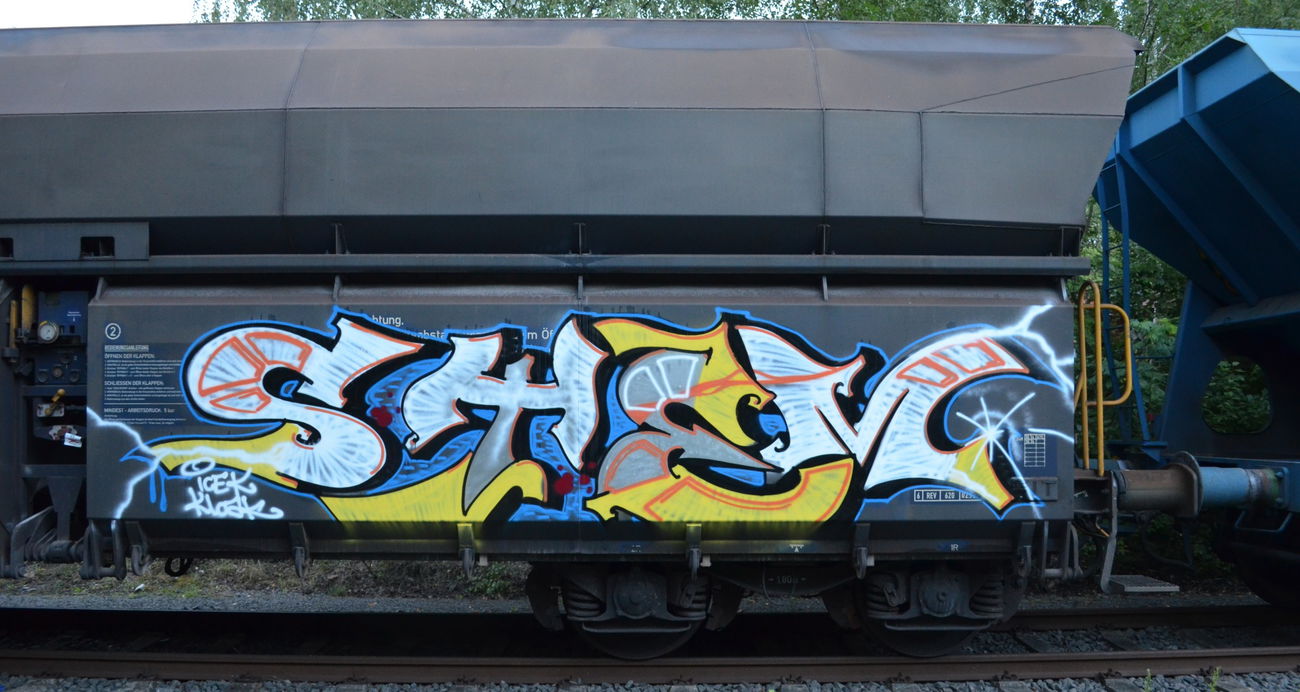 Graffiti Train - Photo by Hall3rOT - STEM
