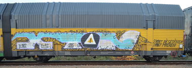 Graffiti Train - Photo by Hall3rOT