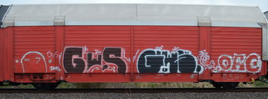 Graffiti Train - Photo by Hall3rOT - GWS, GWS, ORG (2015)