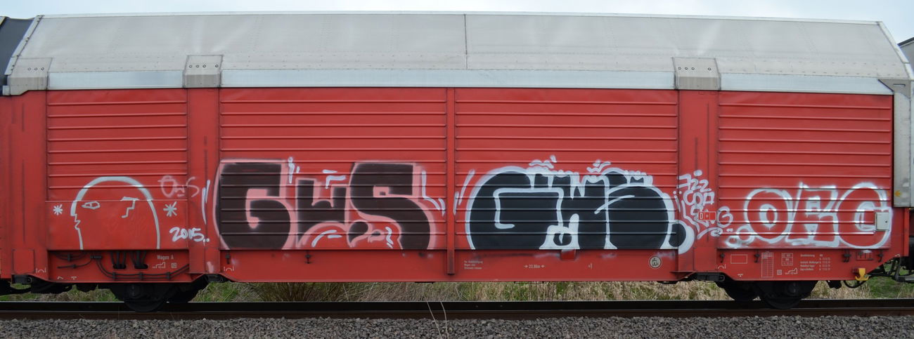 Graffiti Train - Photo by Hall3rOT - GWS, GWS, ORG (2015)